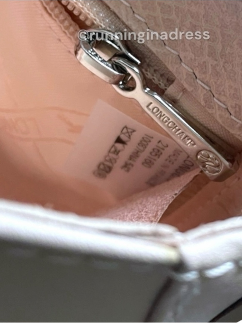 NWOT Longchamp Cavalcade XS Leather Crossbody Bag Saddle Nude Blush Pink - Picture 4 of 11